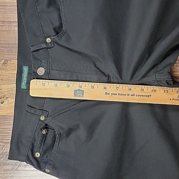 Lauren Jeans Co Jeans Womens 4 Black Classic Midcalf Capri Pants Tags - Picture 4 of 8